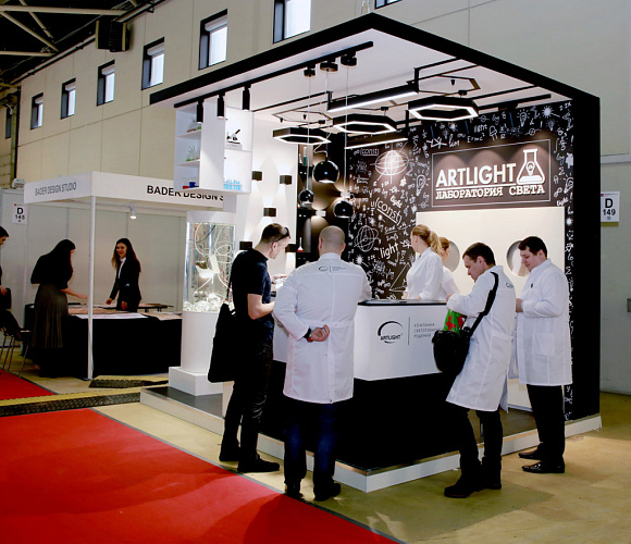 Выставочный стенд компании ARTLIGHT, Mosbuild 2018 - освещение рис.6